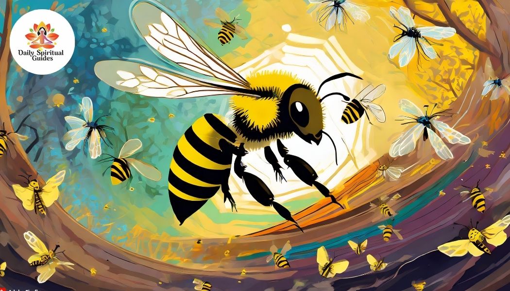 Spiritual Meaning of Bees Landing