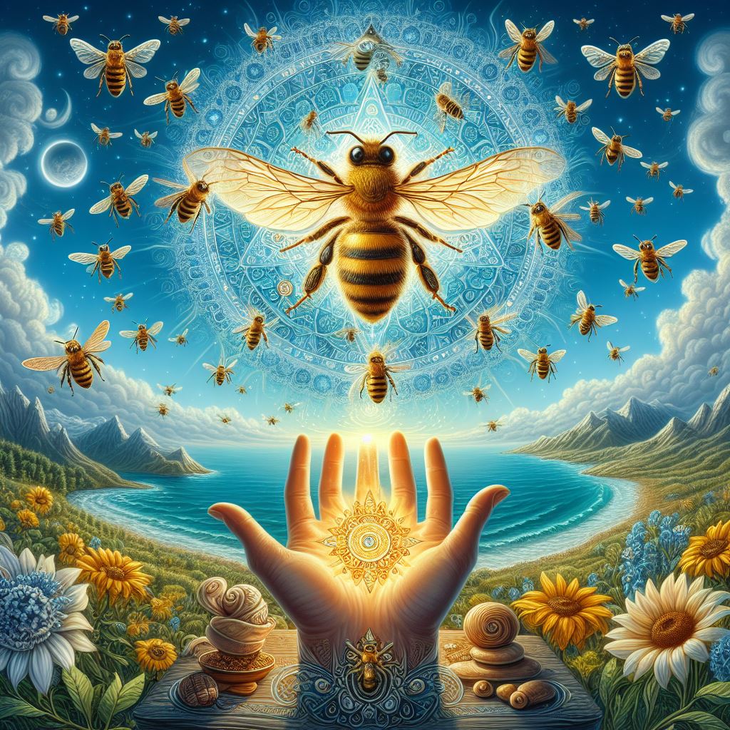 Spiritual Meaning of Bees Landing