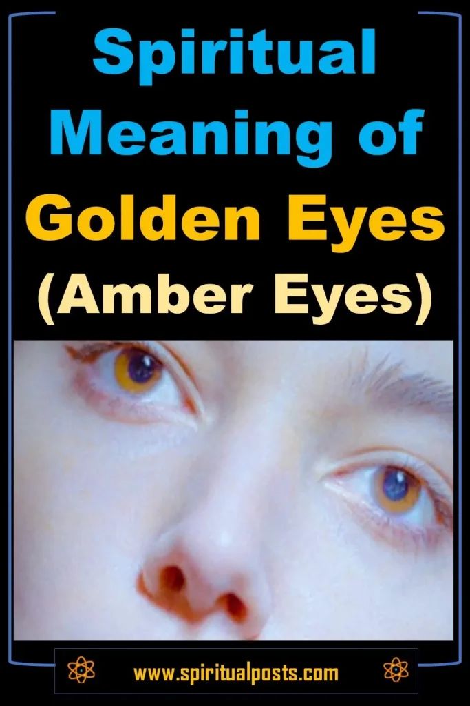 Amber Golden Eyes Spiritual Meaning
