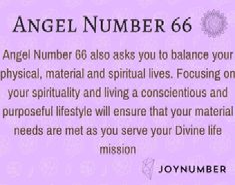 Angel Number 66 Meanings Spiritual Symbolism