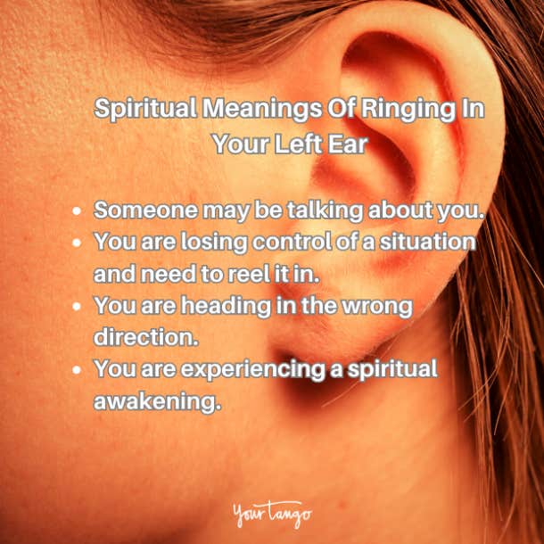 Left Ear Ringing Meaning Spiritual