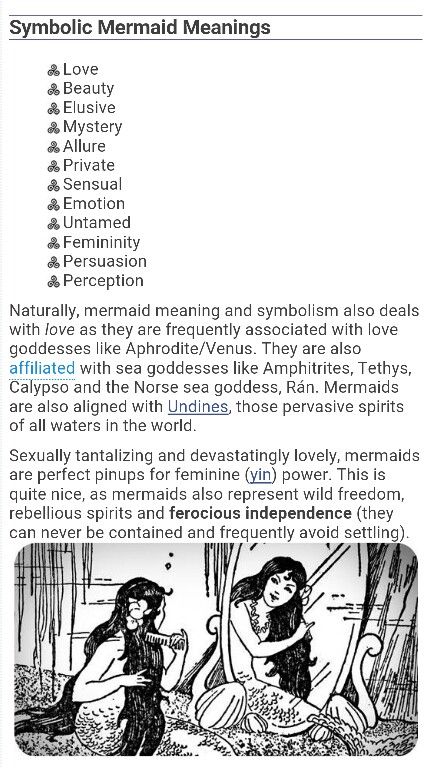 Mermaid Spiritual Meanings