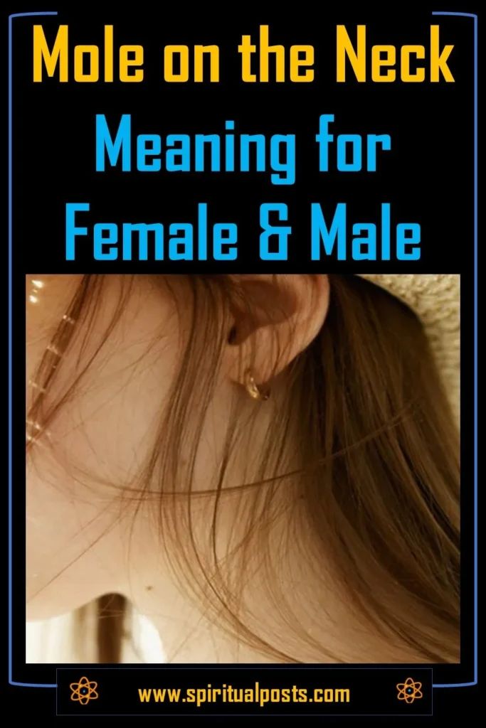 Mole on the Neck Meaning for Female Male