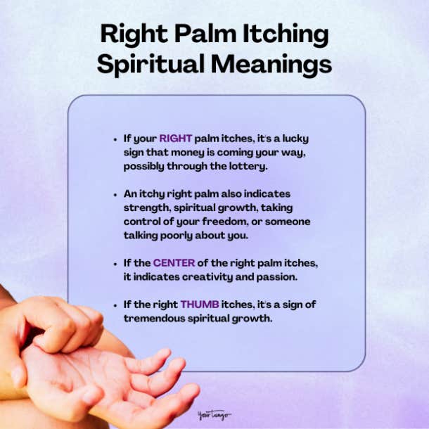Right Hand Palm Itching Spiritual Meaning
