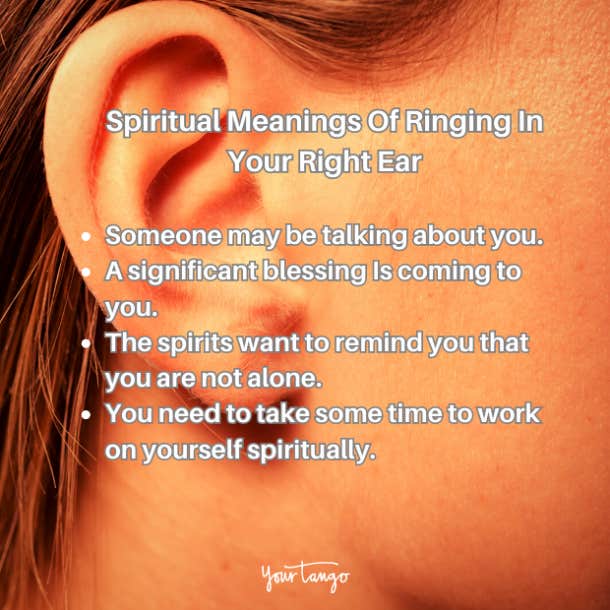 Ringing in the Right Ear Meaning Spiritual