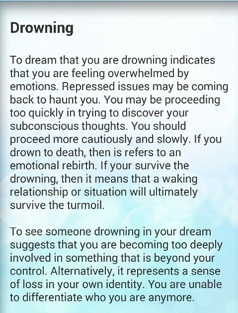 Spiritual Meaning of Someone Drowning in a Dream