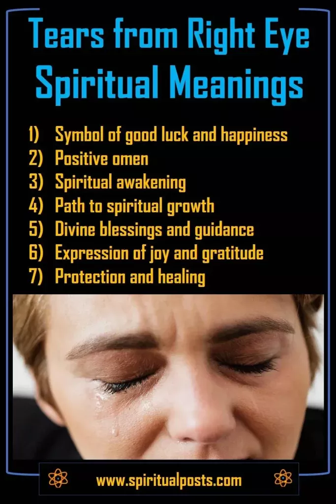Spiritual Meanings of Tears from Right Eye And Left Eye