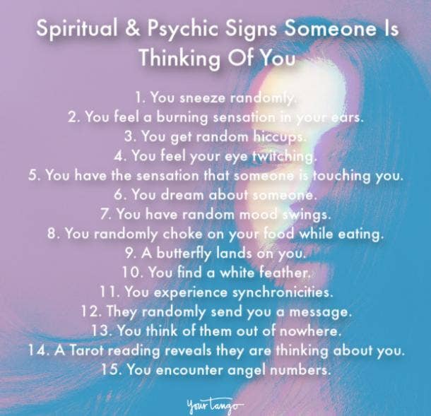 Spiritual Signs Someone is Thinking About You Sexually
