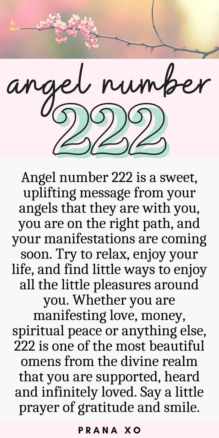 222 Angel Number Meaning Love Manifestation