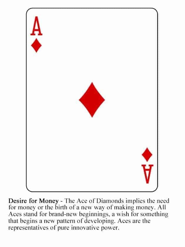 Ace of Diamonds Spiritual Meaning