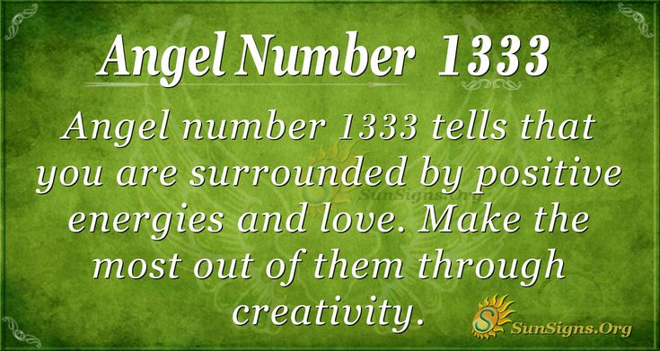 Angel Number 1333 Spiritual Meaning