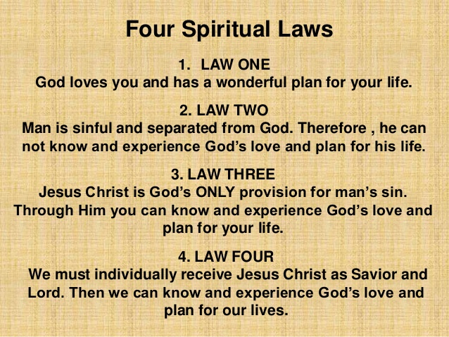 Bill Bright 4 Spiritual Laws