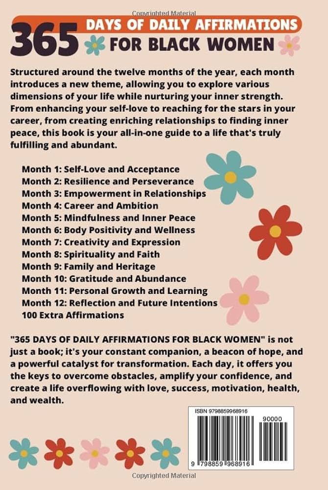 365 Positive Affirmations for Black Woman