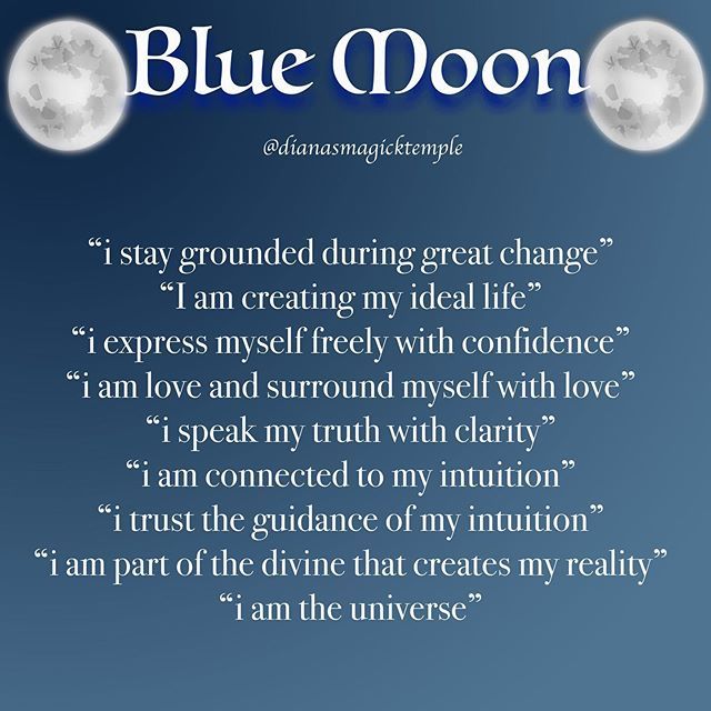 Blue Moon Manifestation