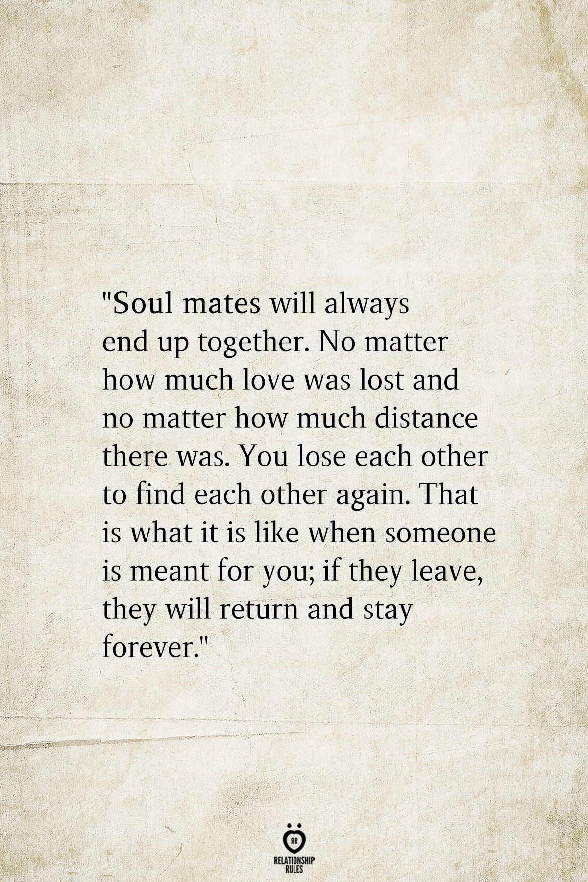 Do Soulmates Find Each Other Again