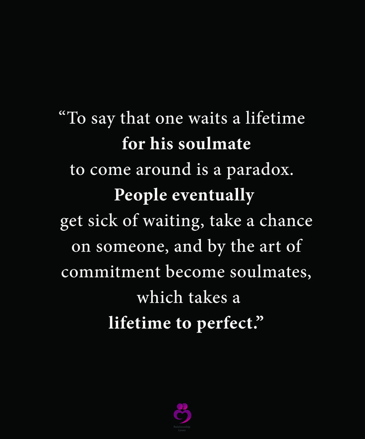 Do Soulmates Wait for Each Other