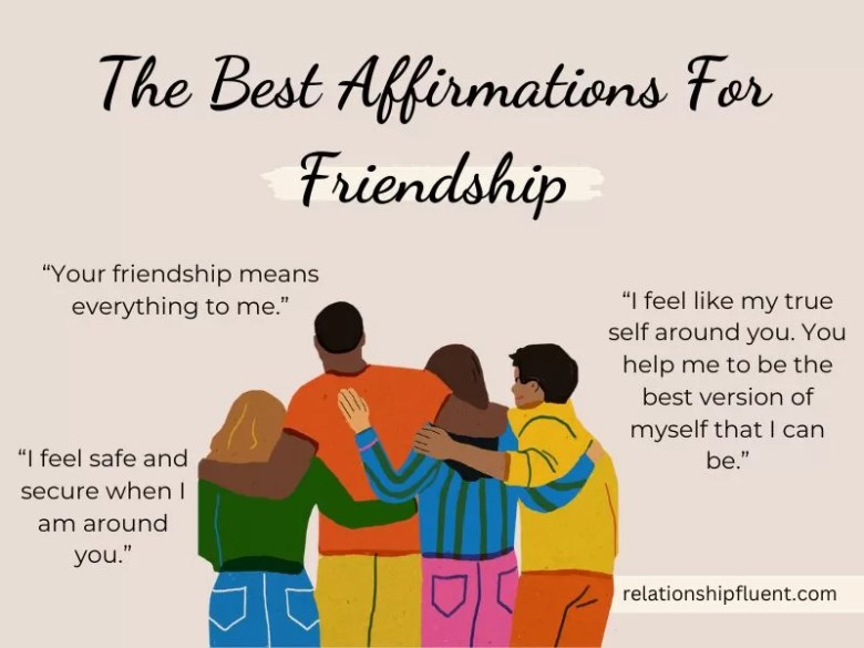 Friendship Positive Affirmations for Friends