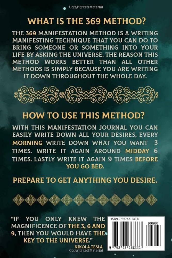 How Many Days to Write 369 Manifestation Method