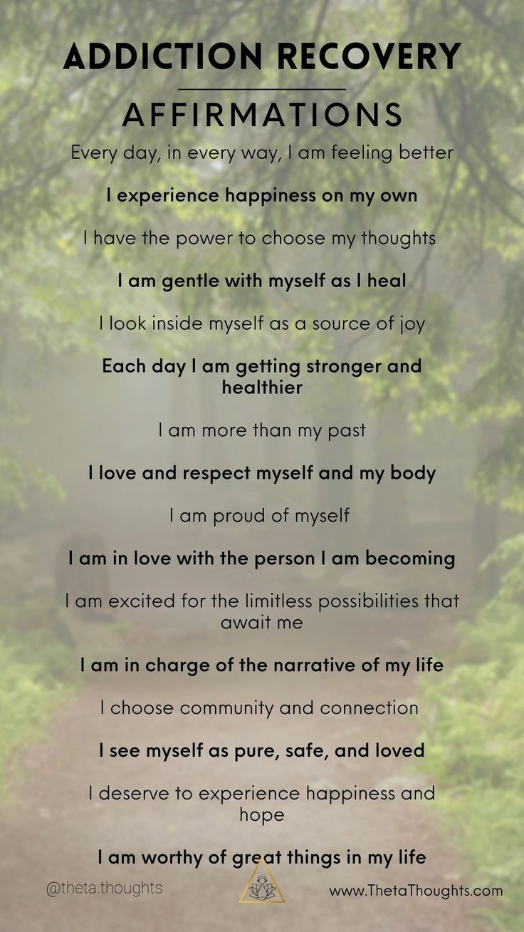 Positive Affirmations for Addiction Recovery