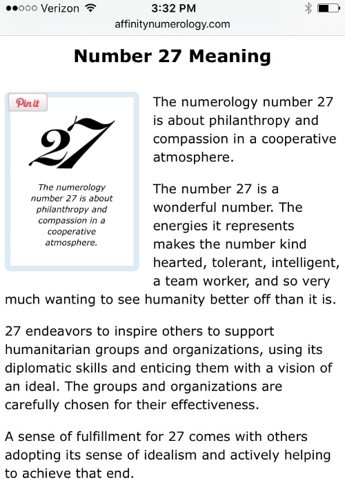 What Does 27 Mean in Numerology?