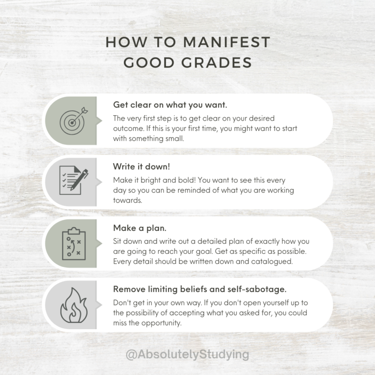 How to Manifest a Good Test Score?: Ace Your Exams!