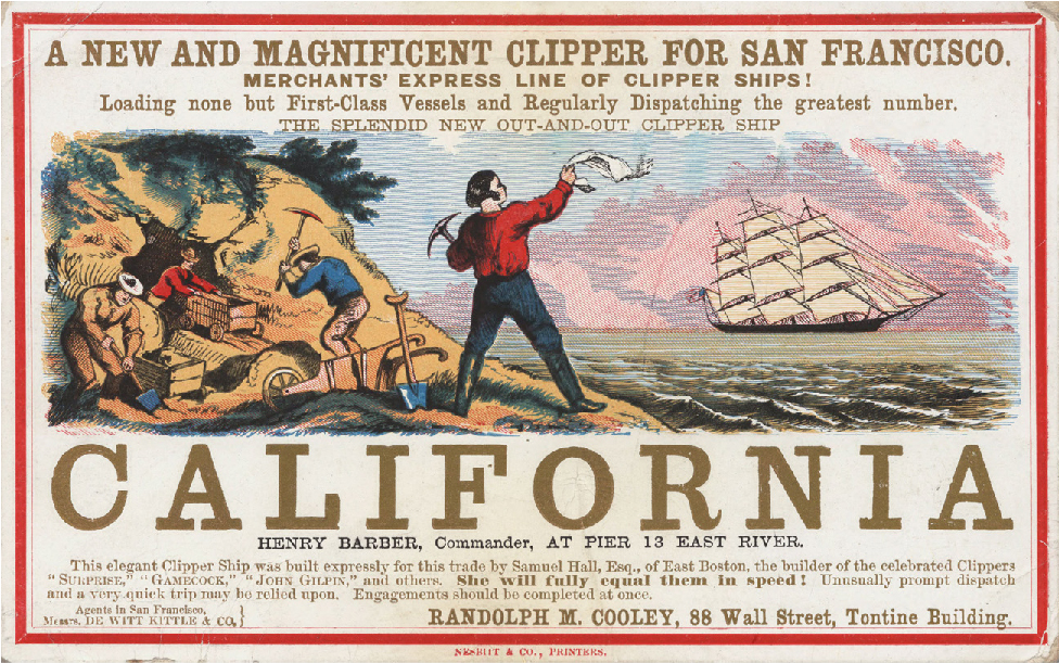 How were the 49Ers Affected by Manifest Destiny?