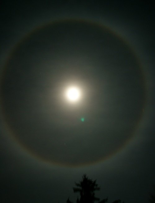 Halo around the Moon Spiritual Meaning  